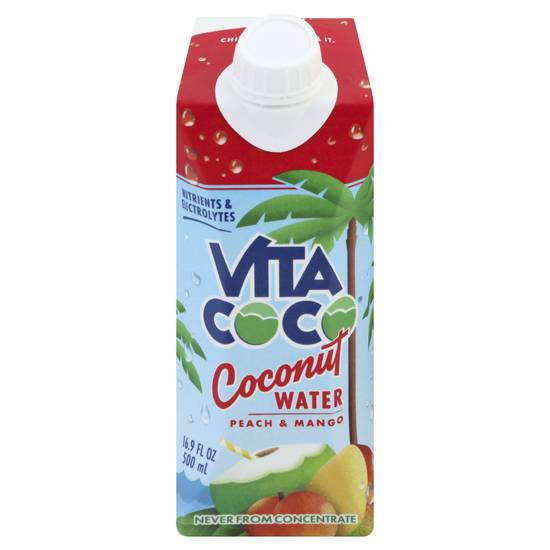 Vita Coco Peach & Mango Coconut Water (16.9 fl oz)