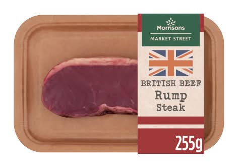 Morrisons The Butcher's on Market Street British Beef Rump Steak (255g)