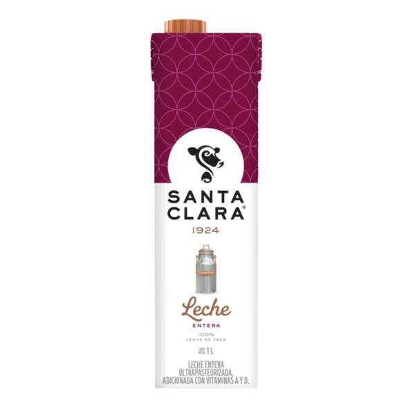 Santa clara leche entera (1 l)