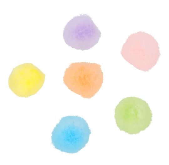 0.5" Pastel Pom-Poms By Creatology