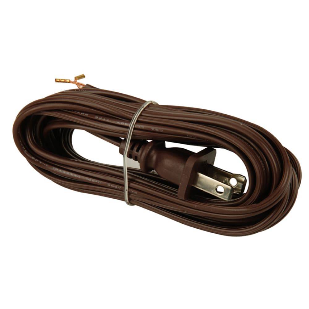 Project Source 12-ft 18/Brown Stranded Lamp Cord | 862L