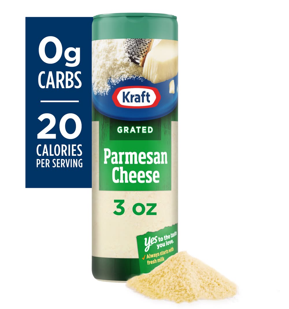 Kraft Grated Parmesan Cheese (3 oz)