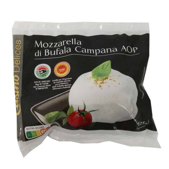 Casino mozzarella di bufala fromage aop 125 g