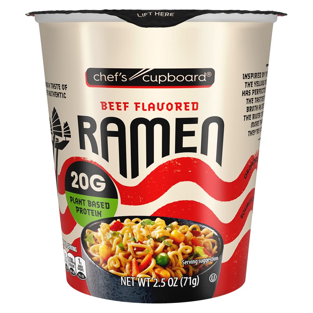 Chef's Cupboard Protein Ramen, Beef (2.5 oz)