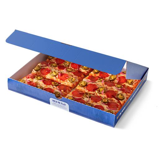 6 Slice Pepperoni Hot Shot Pizza Box