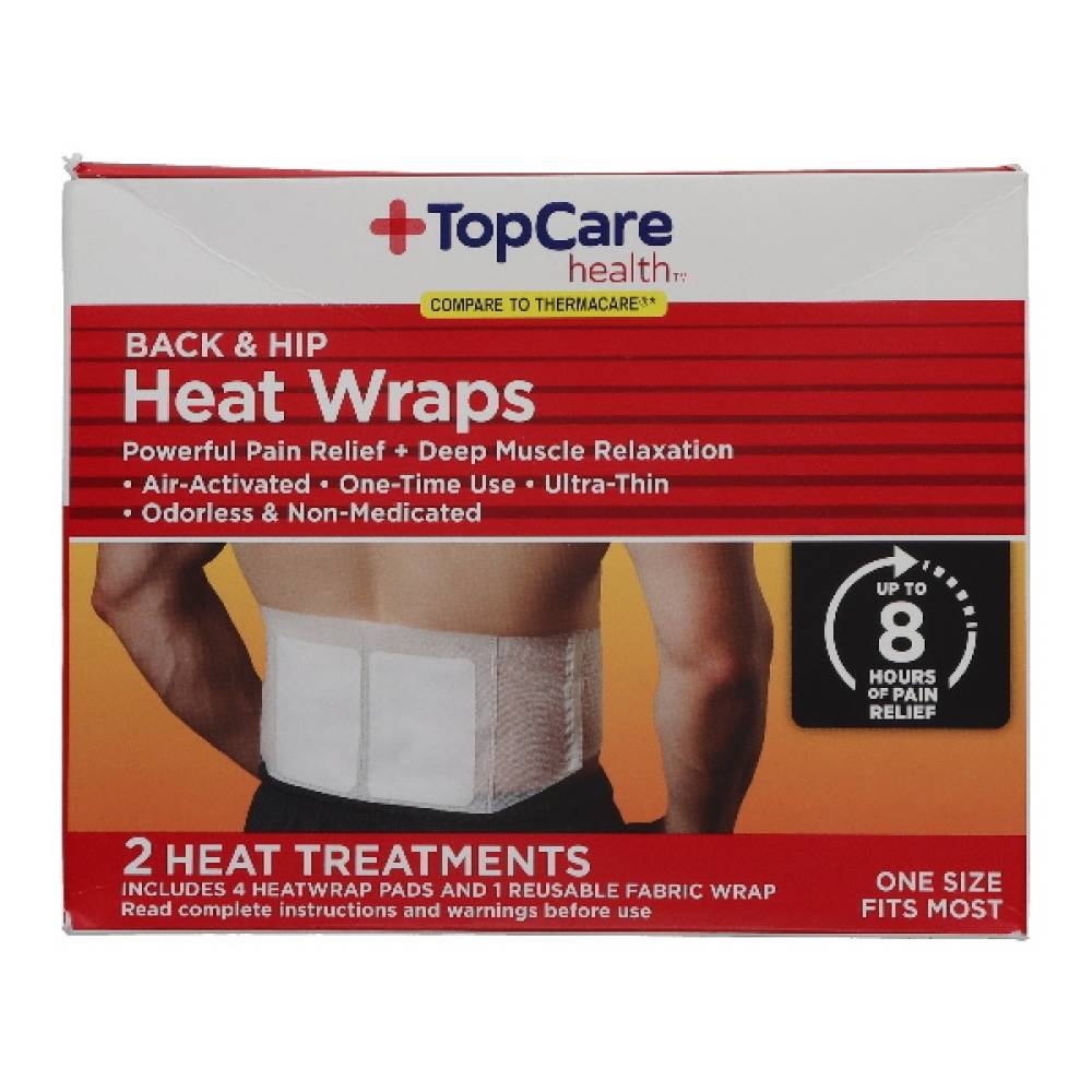 TopCare Back & Hip Heat Wraps