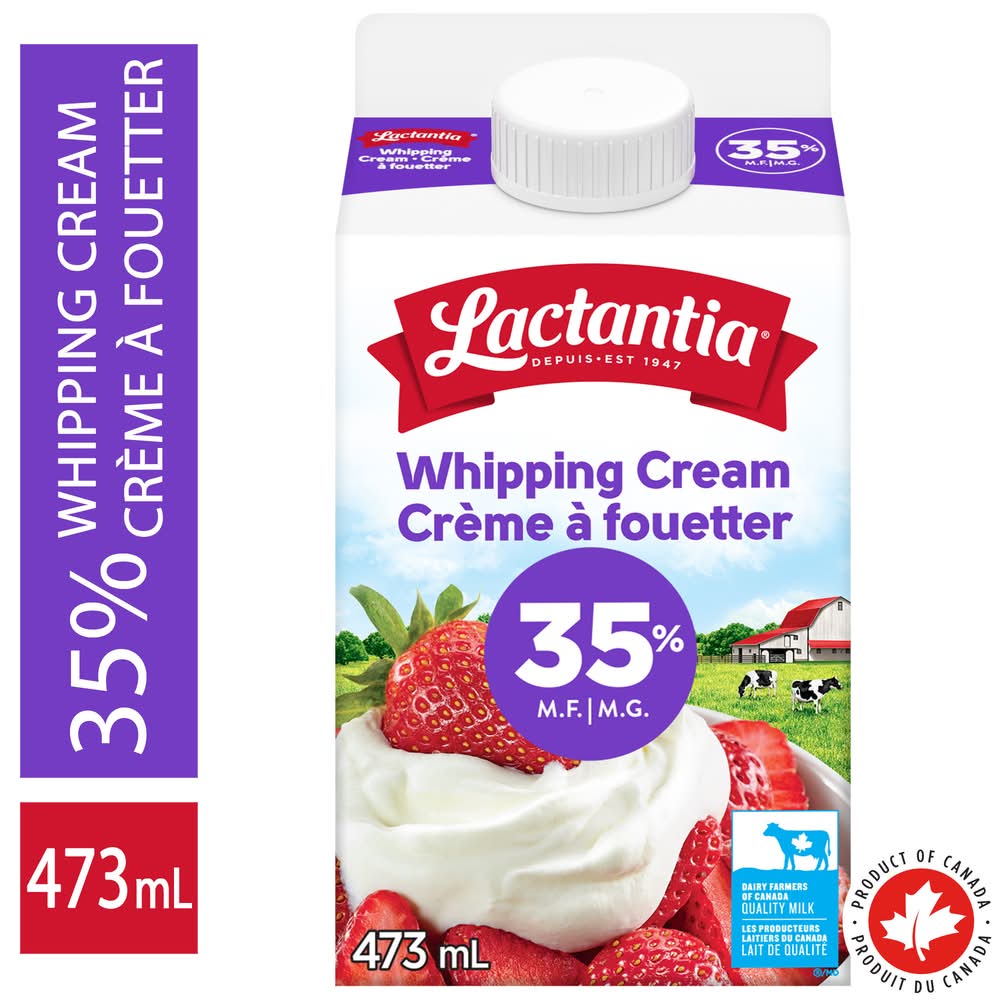 Lactantia 35% M.f Whipping Cream (473 ml)