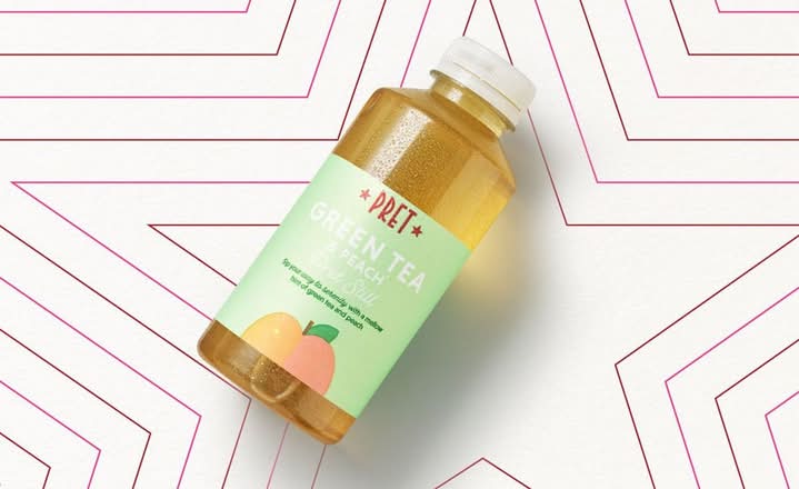 Green Tea & Peach Pret Still