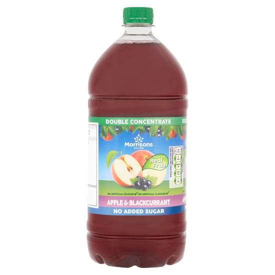 Morrisons Apple & Blackcurrant, Real Fruit Juice (1.5L)