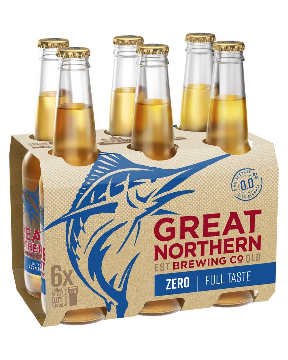 Great Northern Zero Bottle 6x330ml