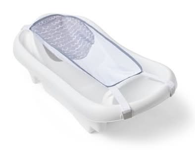 The First Years Sure Comfort Deluxe Newborn To Toddler Bathtub With Sling, White