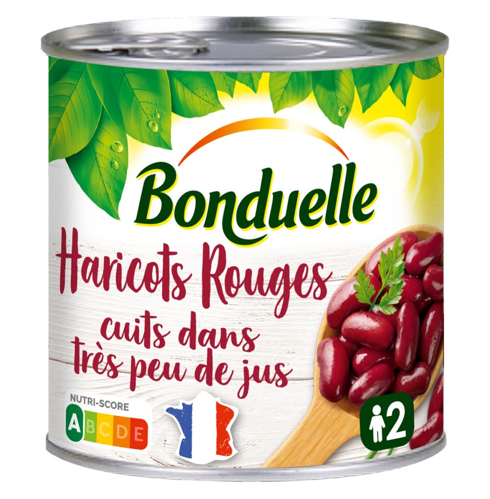 Bonduelle - Haricots rouges cuits dans très peu de jus (250g)