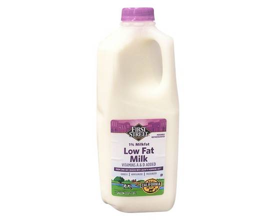 First Street · 1% Low Fat Milk with Vitamin A & D (1/2 gal)