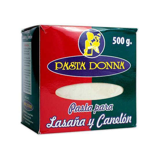 Pasta Lasaña Y Canelón Pasta Donna 500 Gr