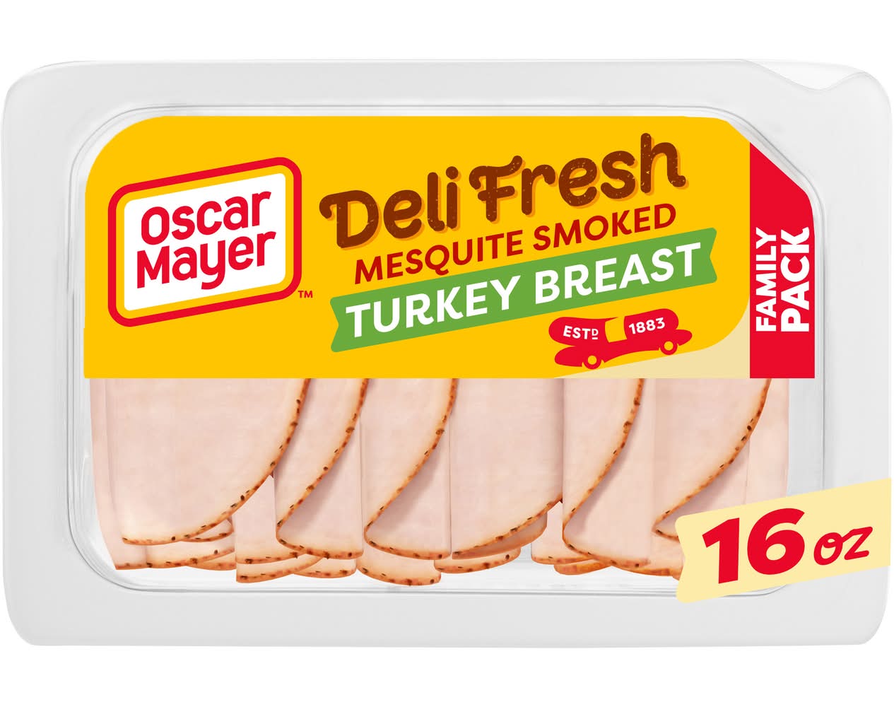 Oscar Mayer Deli Fresh Turkey Breast, Mesquite Smoked (16 oz)