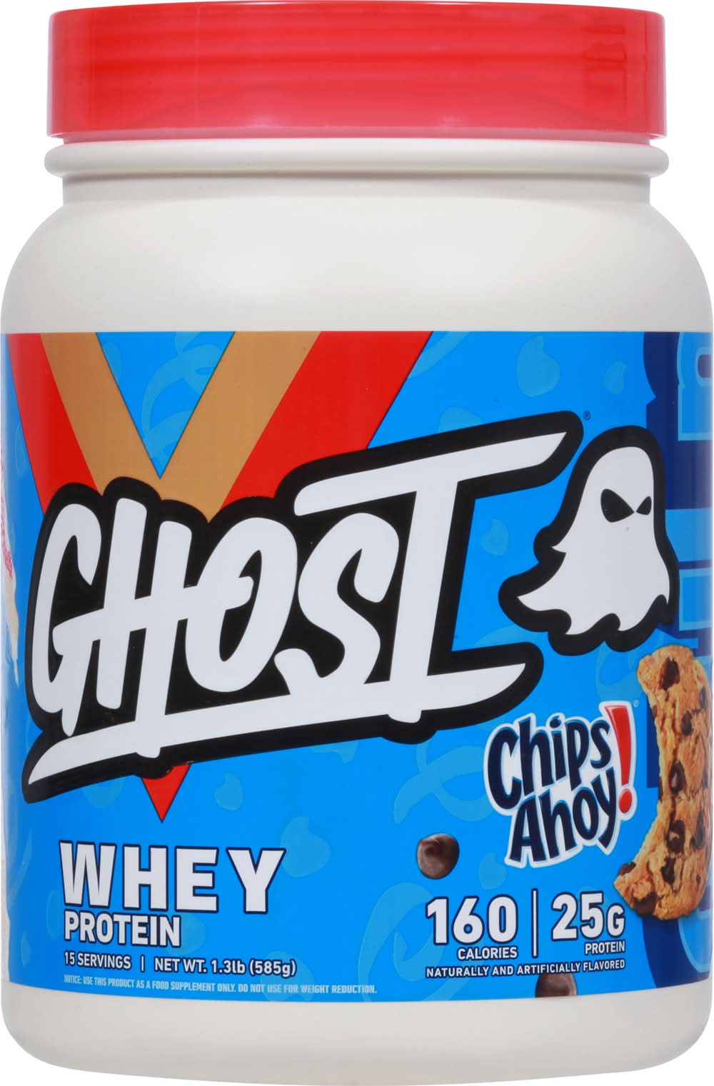 Ghost Whey Protein Powder, Chips Ahoy (1.3 lbs)
