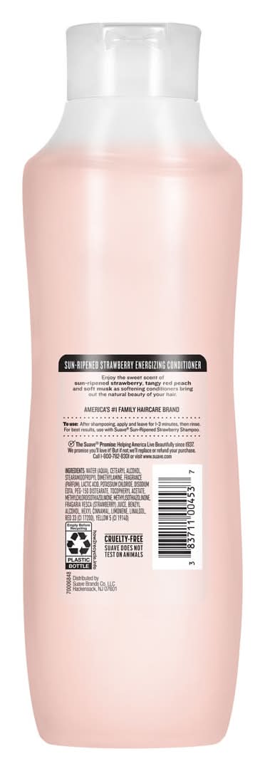 Suave Sun-Ripened Strawberry Conditioner With Strawberry Extract & Vitamin E 22.5 Oz