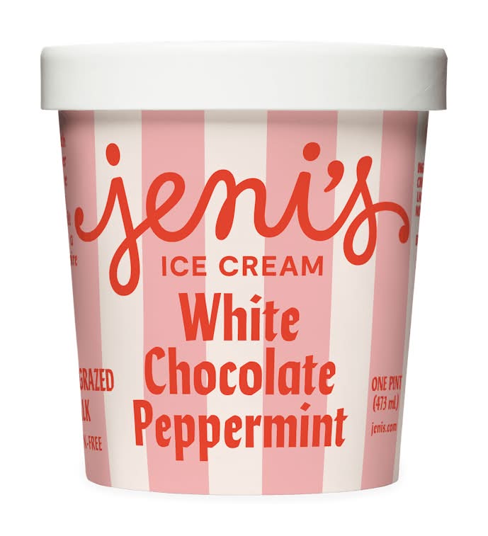 White Chocolate Peppermint Ice Cream Pint