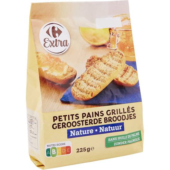 Carrefour Extra - Petits pains grillés nature