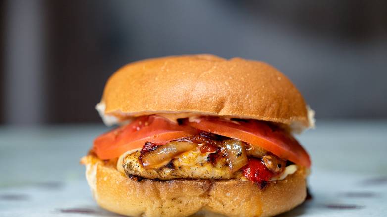 29. Cajun Grilled Chicken Burger