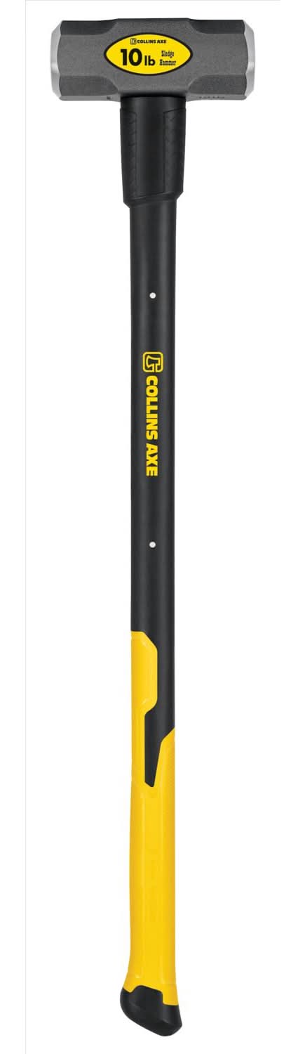 Collins 10 Lb Steel Sledge Hammer 35 In. Fiberglass Handle