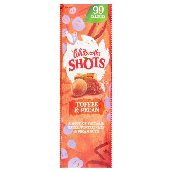 Whitworths Shots Single Snack Toffee Pecan 25g