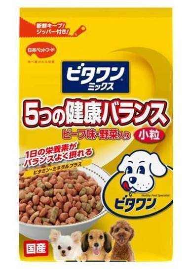 日本ペットフード ビタワンミックス ビーフ味･野菜入り CVS用 (750g)