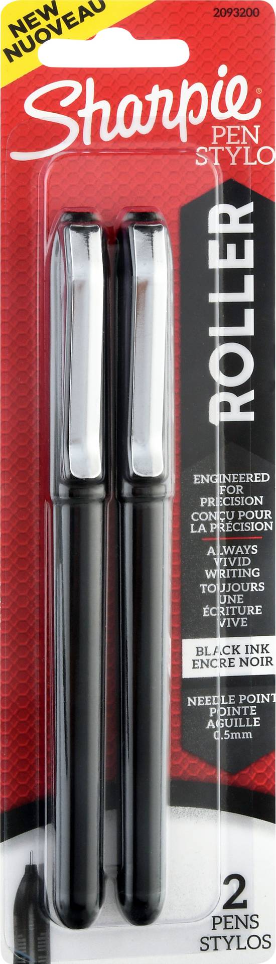 Sharpie Needle Point Roller Pens (2 ct)