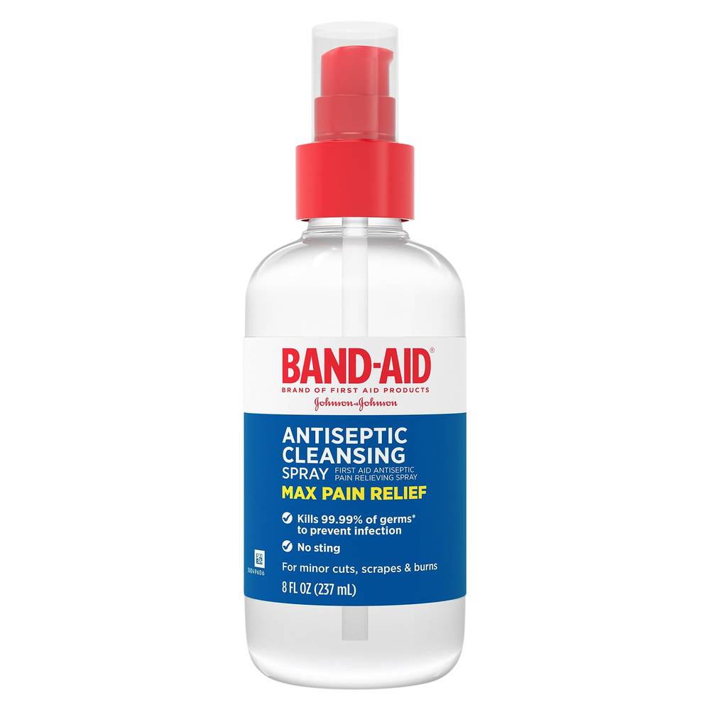 Band-Aid Max Pain Relieving Antiseptic Cleansing Spray (8 fl oz)