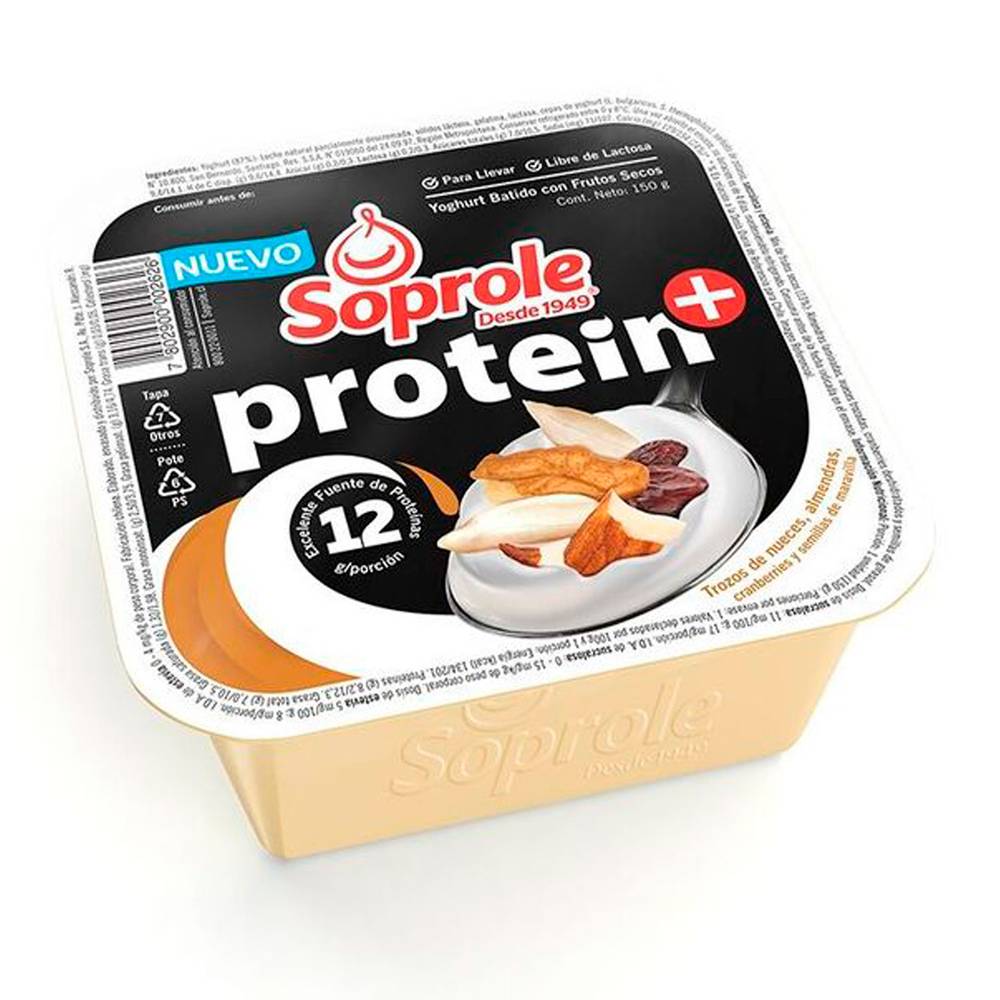Protein+ yoghurt proteína con frutos secos (150 g)
