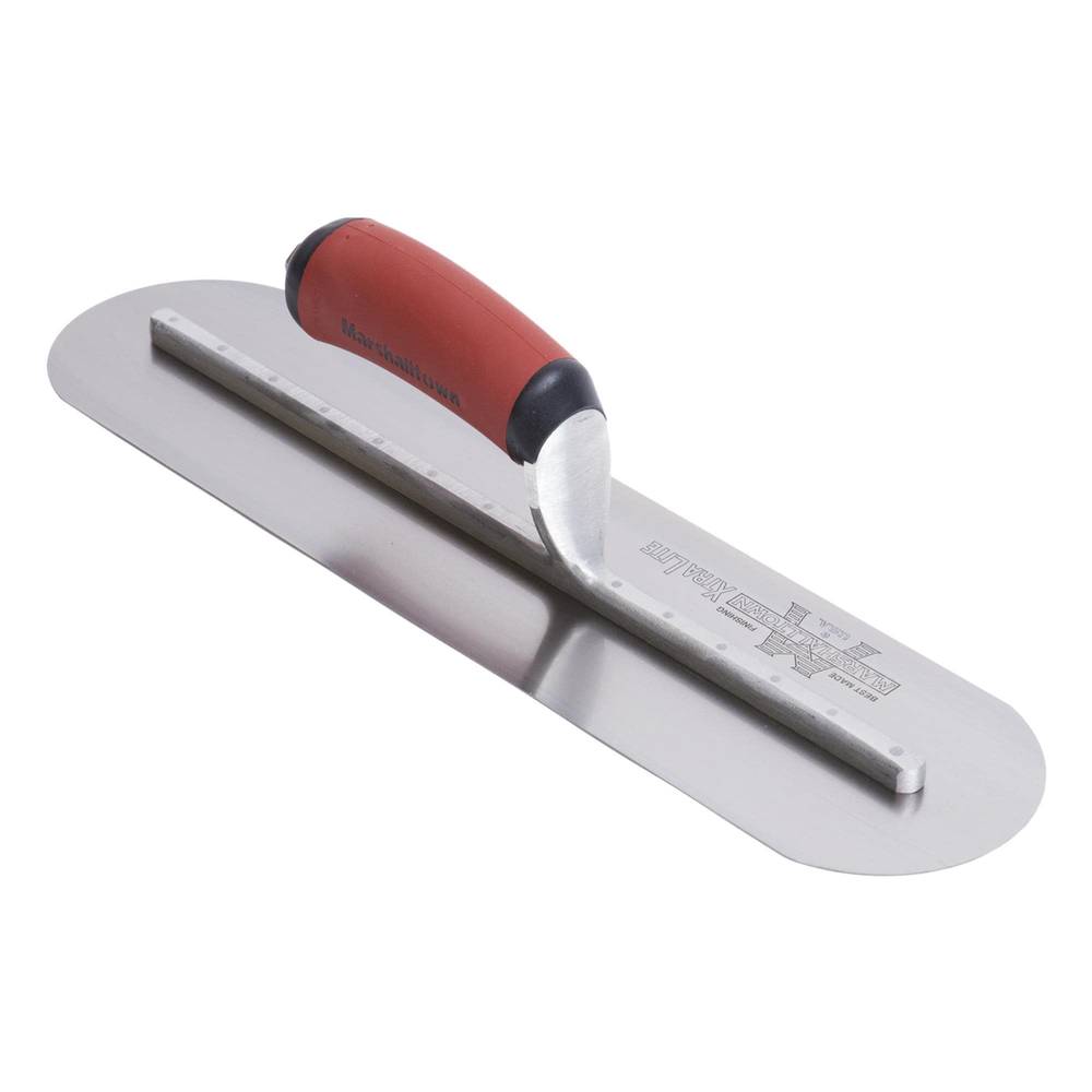 Marshalltown 12-in x 4-in Steel Finishing Concrete Trowel | MXS62FRD-L