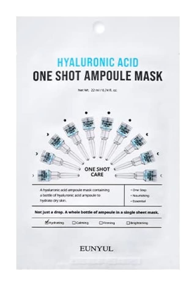 EUNYUL Hyaluronic Acid One Shot Ampoule Mask, 1 ct.