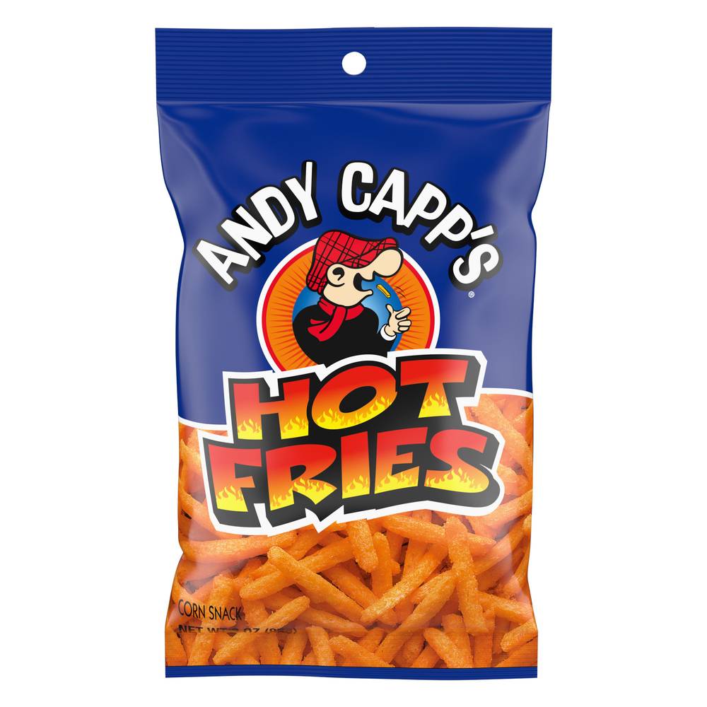 Andy Capp's Corn & Potato Hot Fries, Corn - Potato (3 oz)