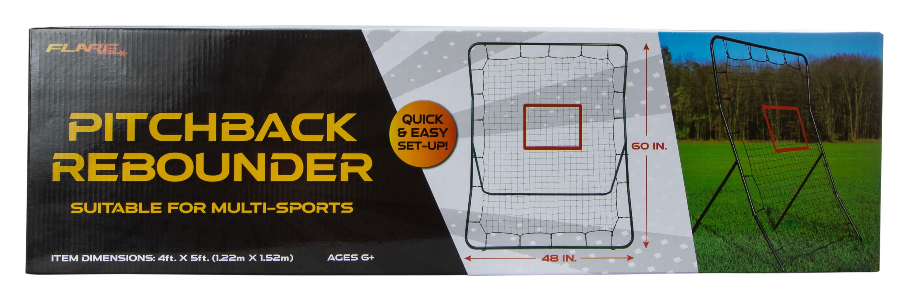 Flare Pitchback Rebounder 4ft x 5ft