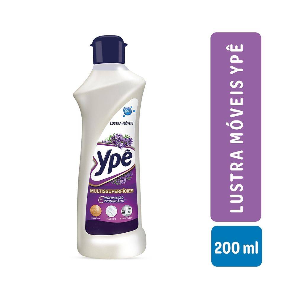 Ypê lustra-móveis multisuperfícies brilho lavanda (200 ml)