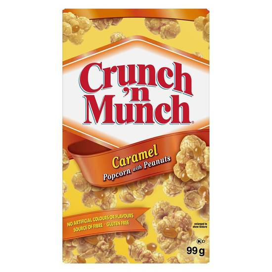 Crunch 'N Munch Caramel Popcorn With Peanuts (99 g)