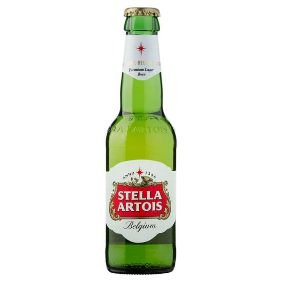 Stella Artois Belgium Premium Lager Beer Fles 25 cl