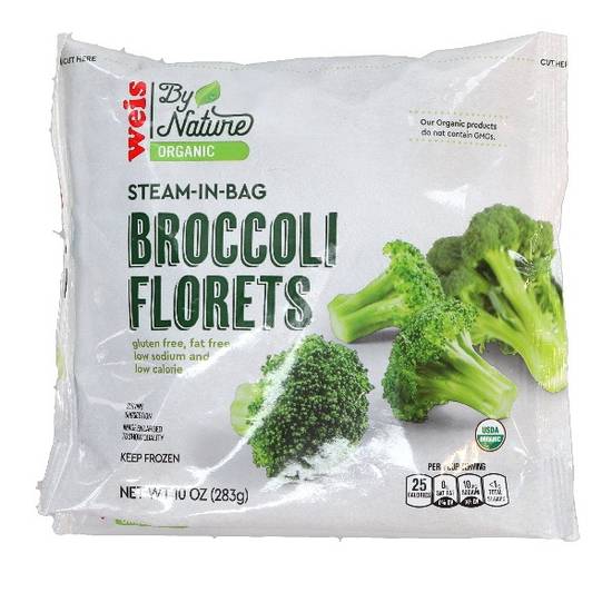 Weis Organics Vegetables Broccoli Florets