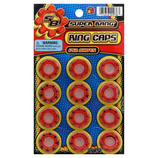 Ja-Ru Super Bang Ring Caps (192 ct)