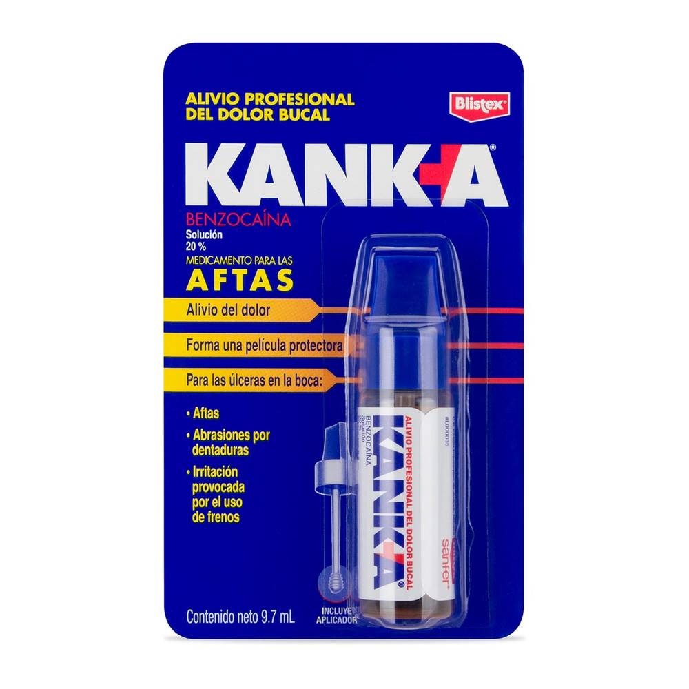 Sanfer kanka benzocaína solución 20%