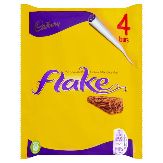 Cadbury Flake Chocolate Bar (4 pack)