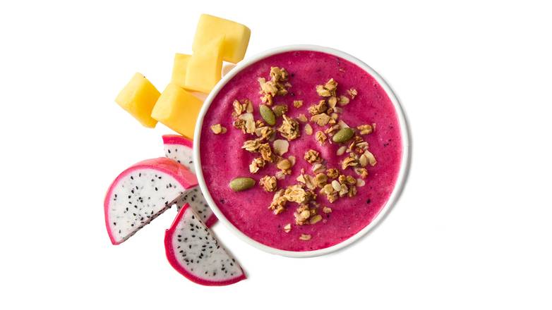 Mango & Dragonfruit Smoothie Bowl