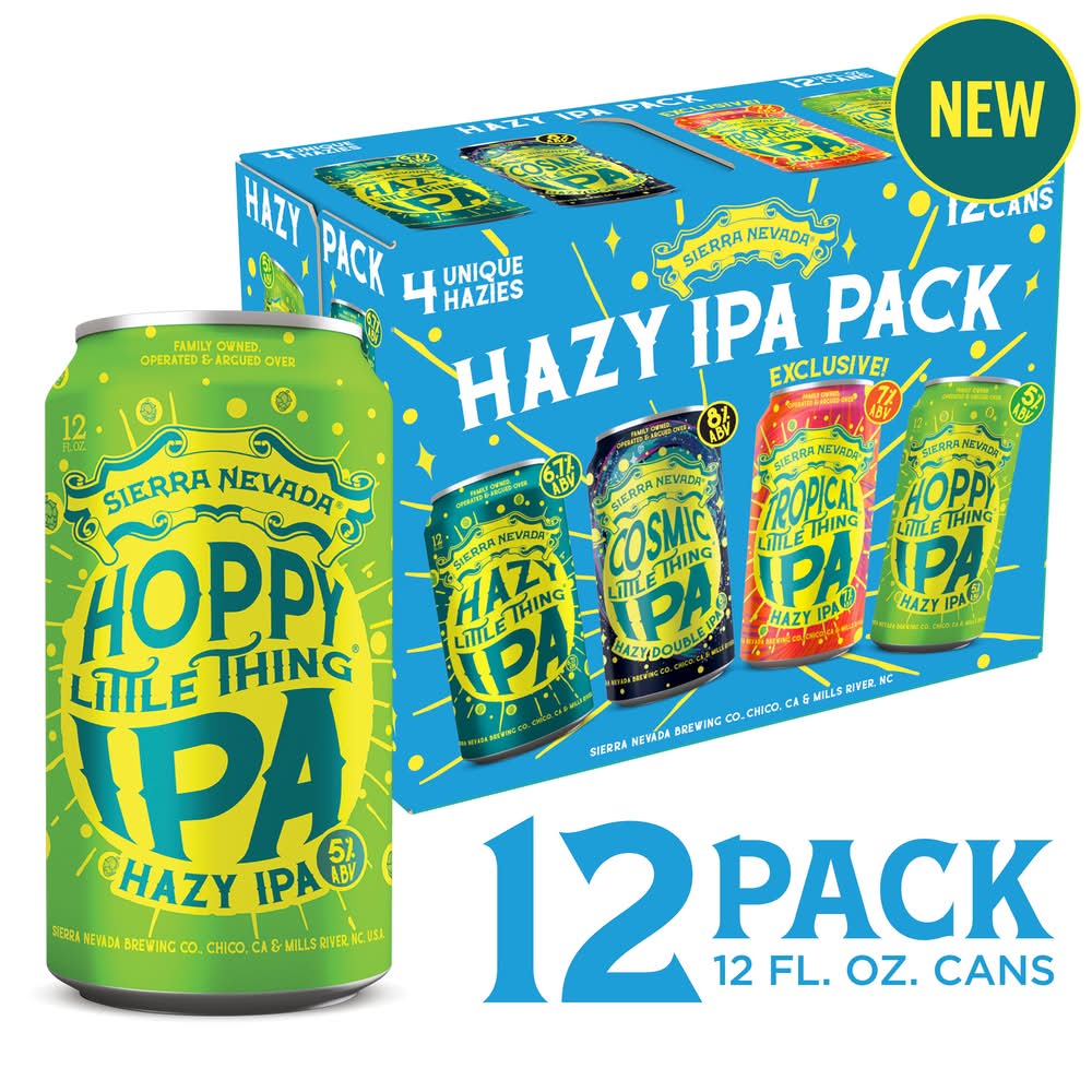 Sierra Nevada Hazy Little Thing Ipa Beer (12 x 12 fl oz)