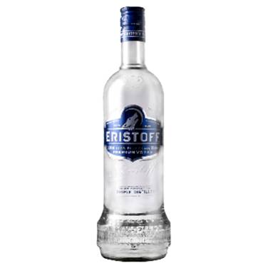 Eristoff vodka triple destilado (botella 1 l)