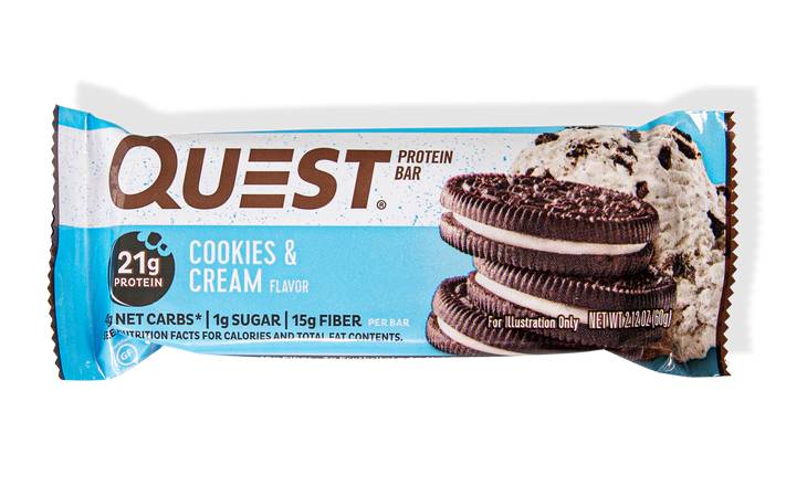 Quest Cookies & Cream Protein Bar, 2.12 oz