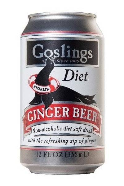Goslings Diet Stormy Ginger Beer (12x 12oz cans)