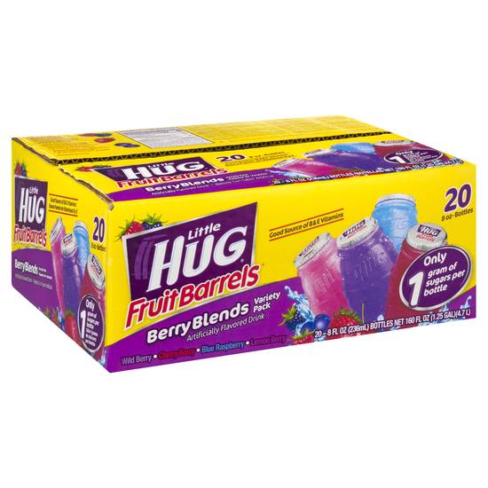 Little Hug Fruit Barrels Berry Blends Variety pack (20 ct, 160 fl oz)