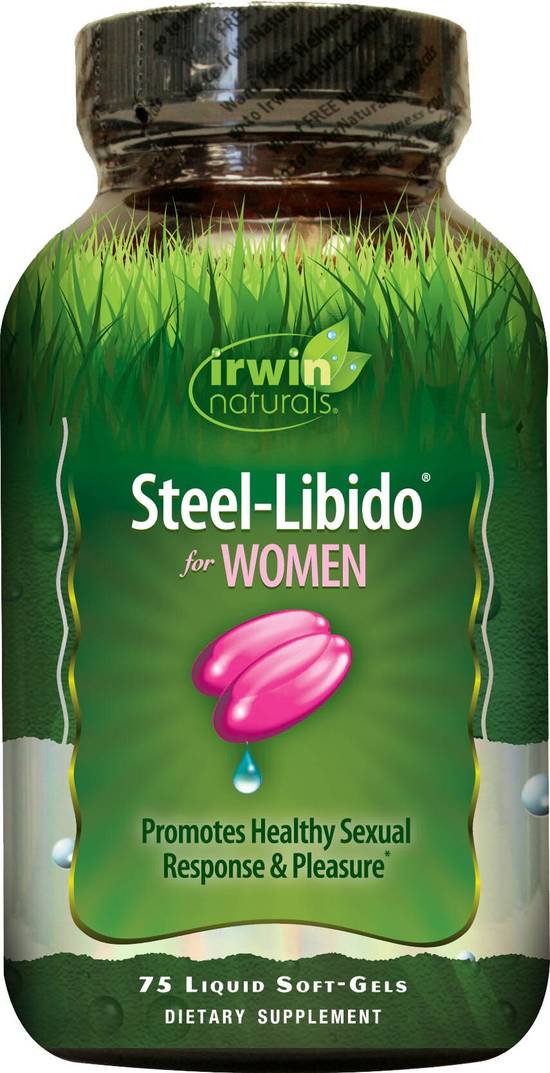 Irwin Naturals Steel-Libido plus BioPerine Softgels for Women, 75CT