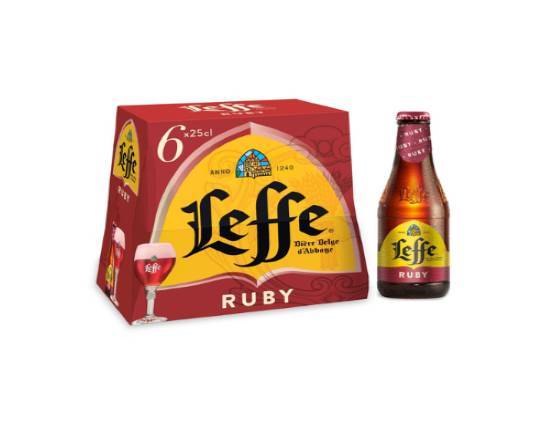 Leffe Ruby 6x25Cl