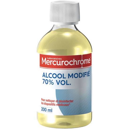 Mercurochrome alcool modifié 70% vol 200m L